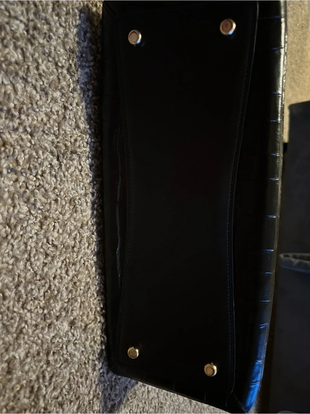 COACH Croc Lillie Carryall